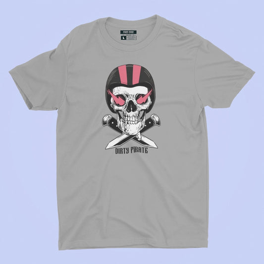 Dirty Pirate |Skeleton Printed T-Shirt