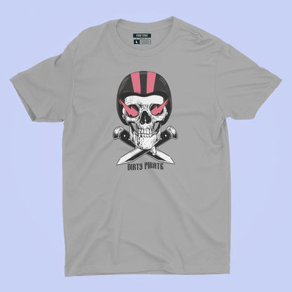 Dirty Pirate |Skeleton Printed T-Shirt