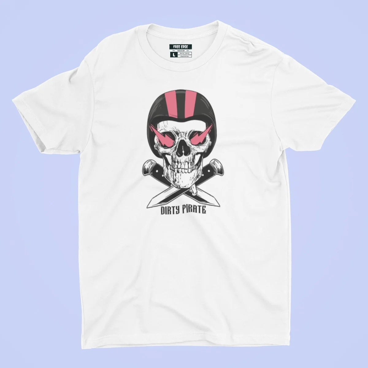 Dirty Pirate |Skeleton Printed T-Shirt