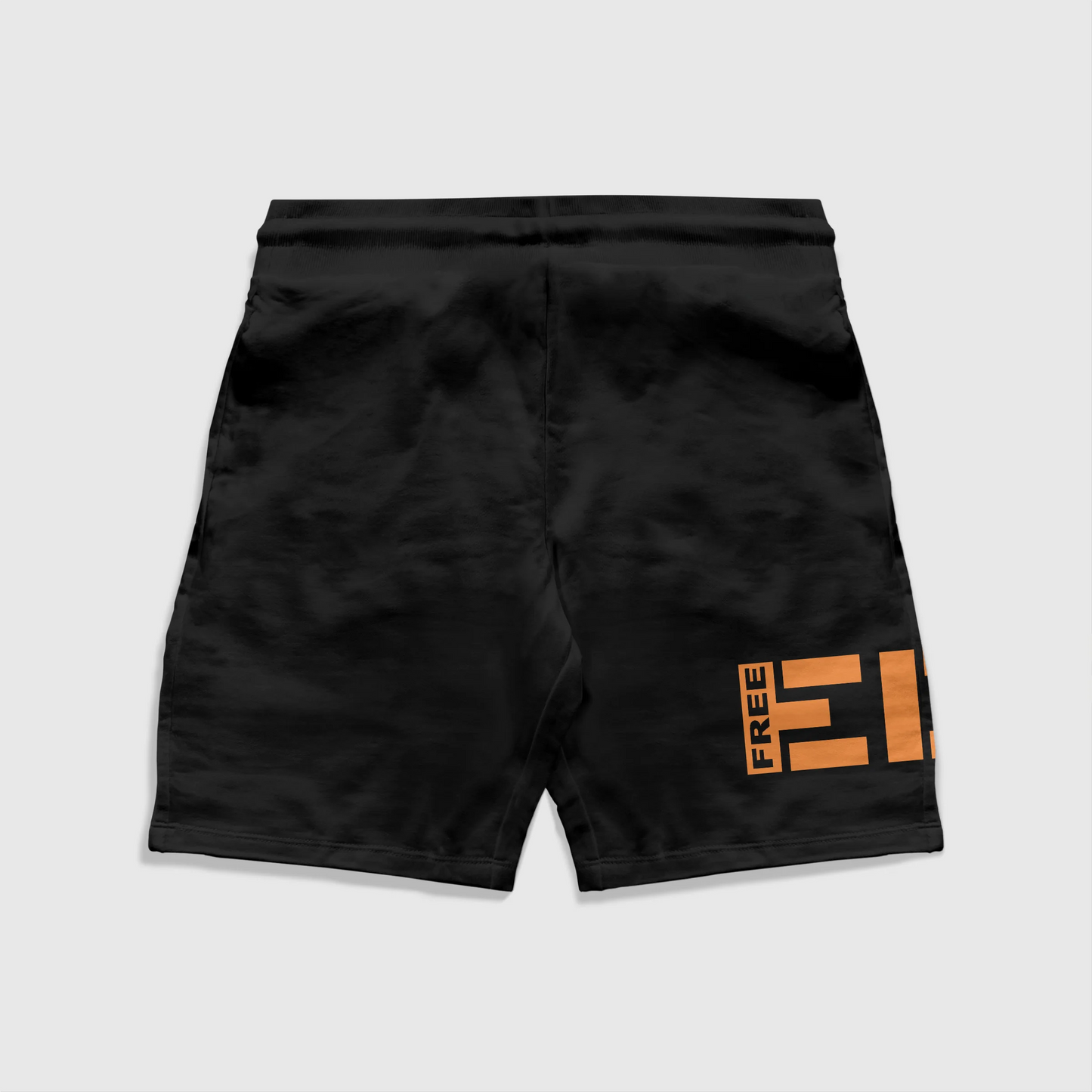 Free Edge Printed Shorts with Drawstring Closure and Pockets