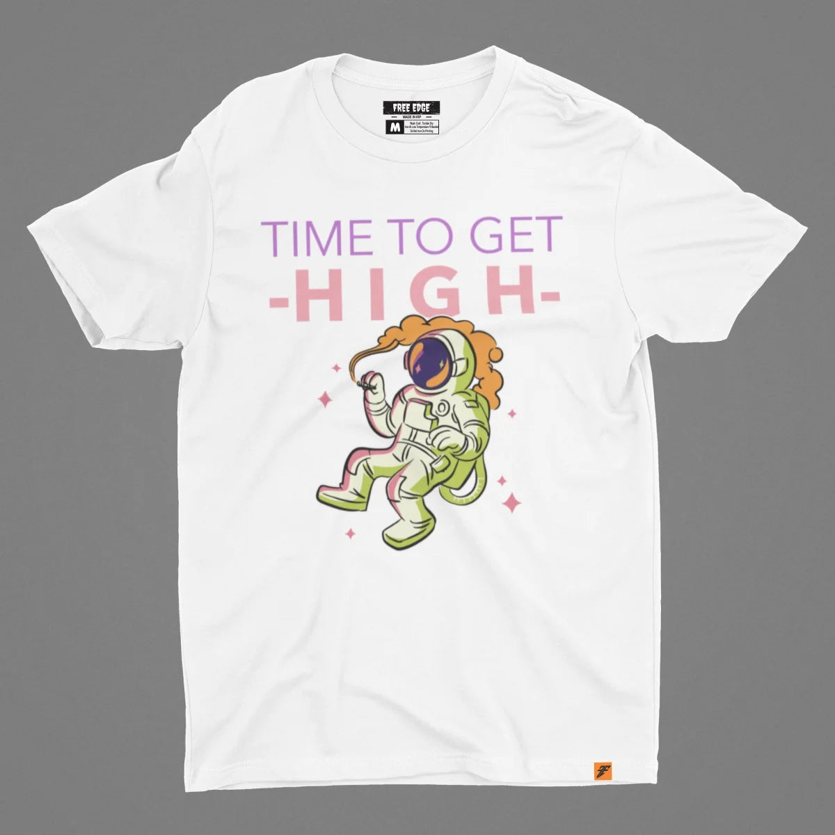 Time To Get High | Graphic Printed T-Shirt