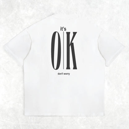 It's OK | Boxy Style Graphic T-Shirt