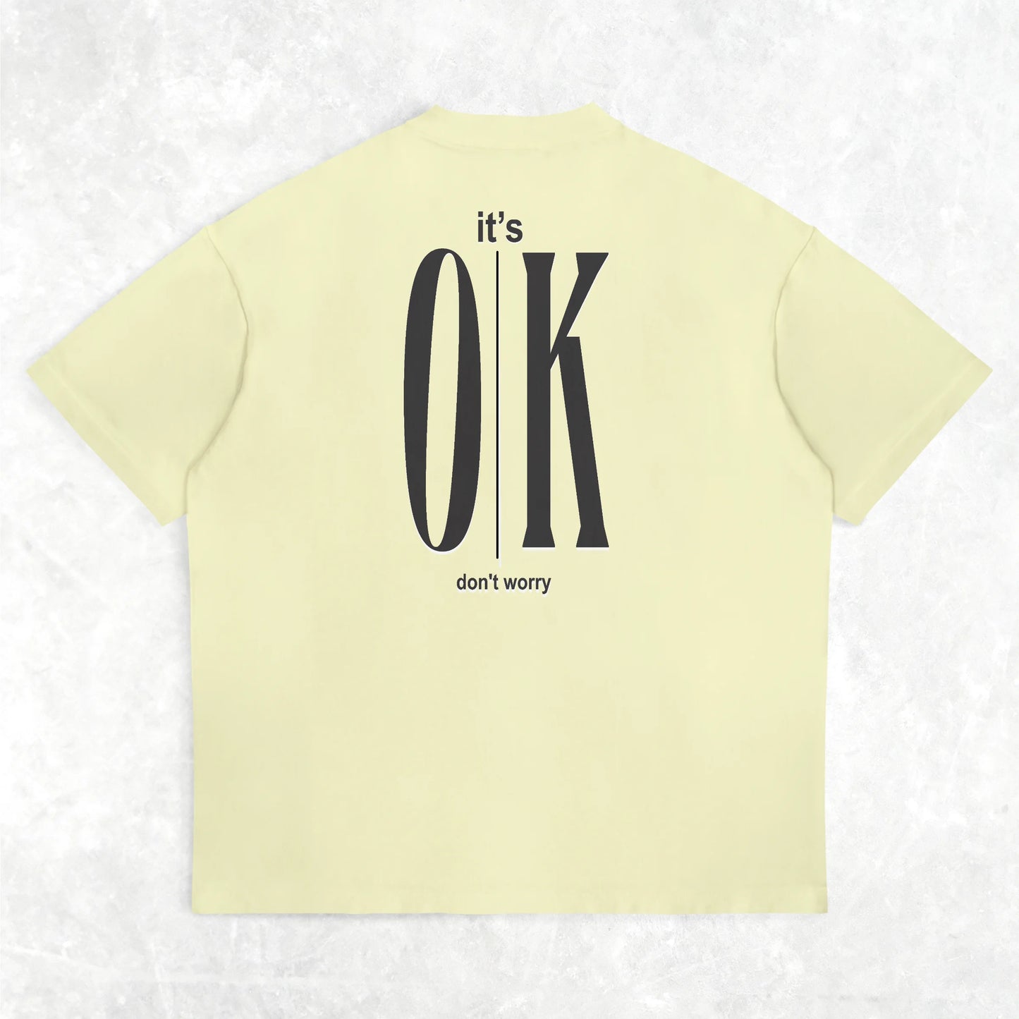 It's OK | Boxy Style Graphic T-Shirt