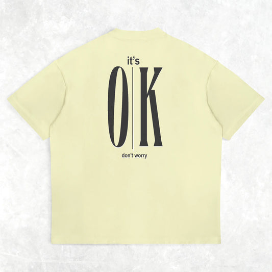 It's OK | Boxy Style Graphic T-Shirt