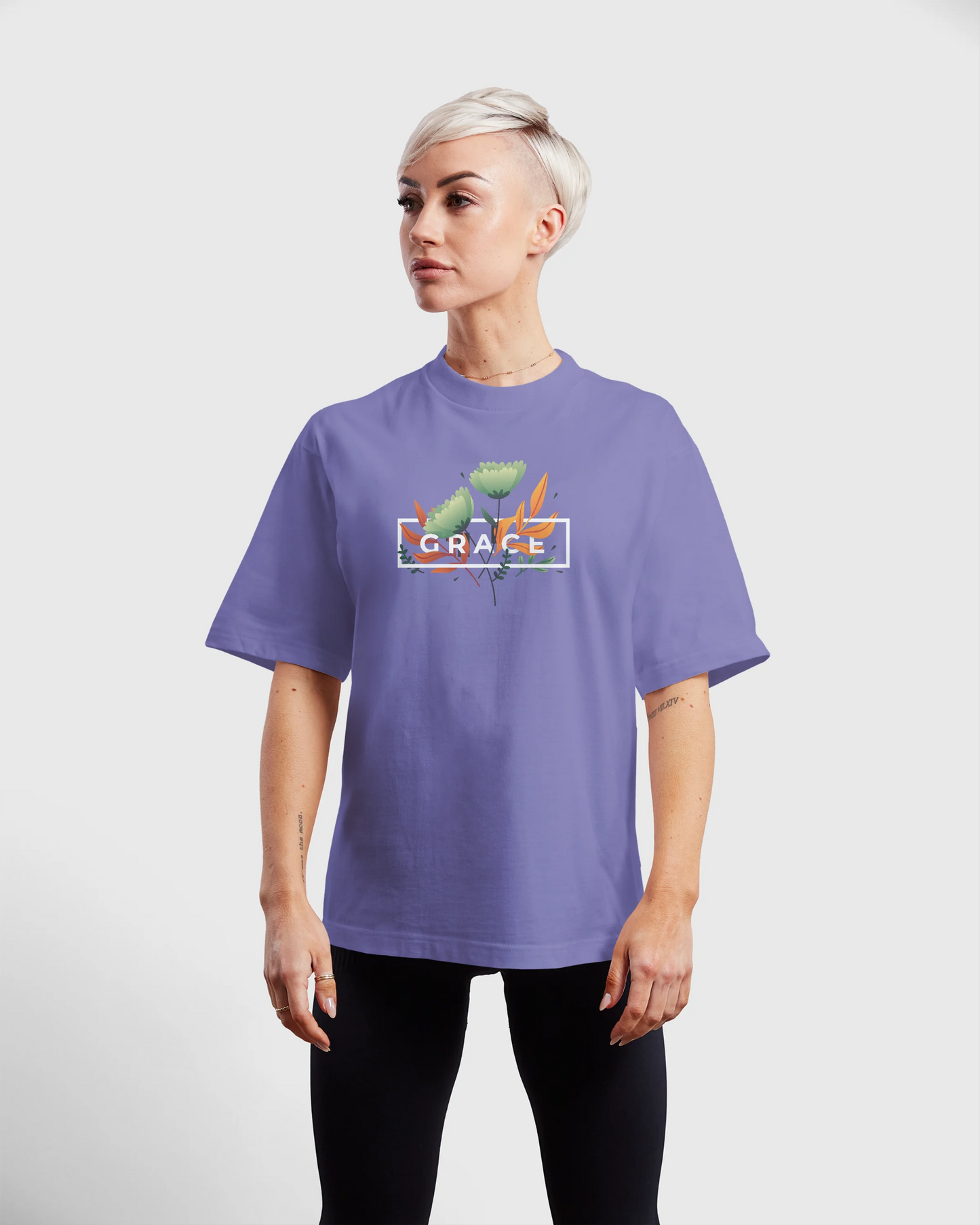 Grace | Boxy Style Graphic T-Shirt